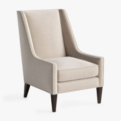 Ayer Wing Chair 3D Model