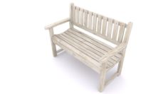 Garden Bench 3D Model