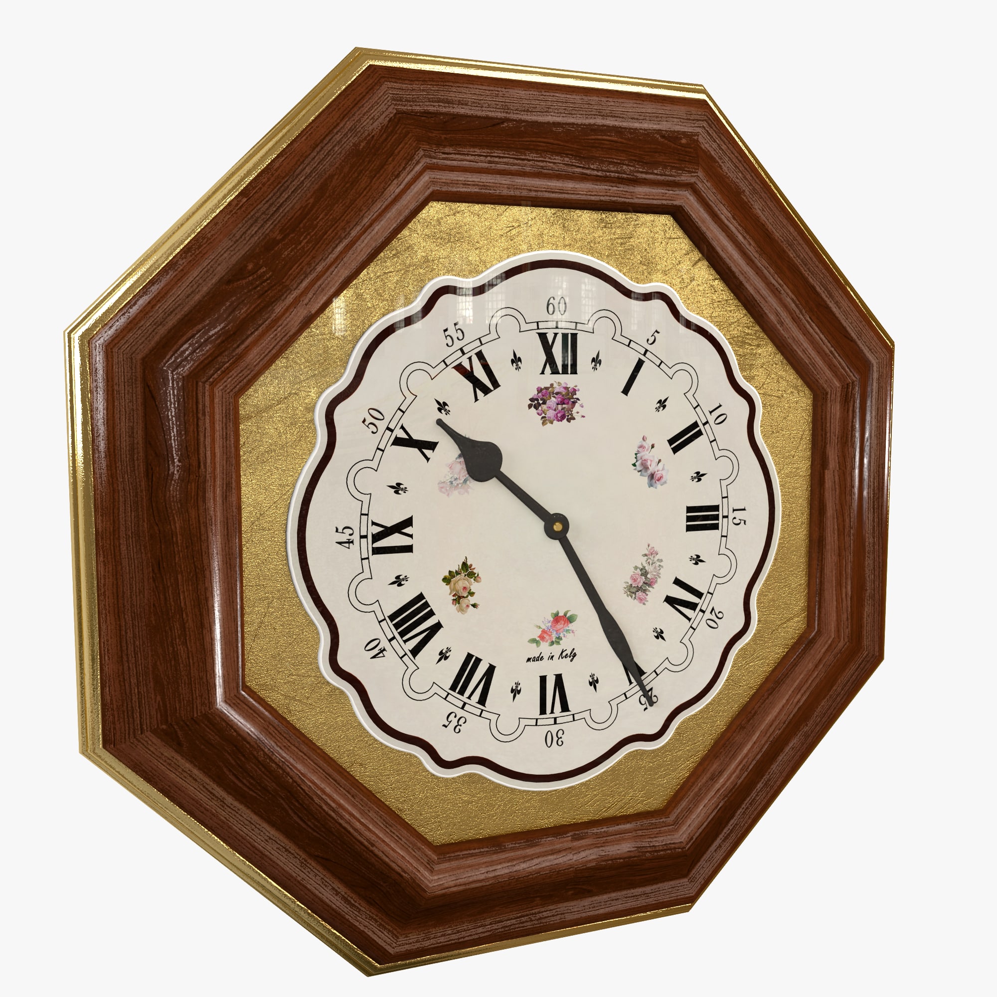 Decorative Wall Clock 3D Model
