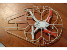 Hubsan X4 Millennium Falcon Shroud 3D Print Model