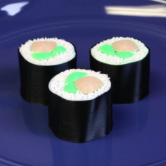 Multi-Color Sushi 3D Print Model