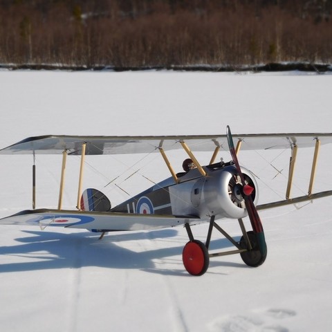 Le Rhone spinning radial dummy engine for RC planes 3D Print Model