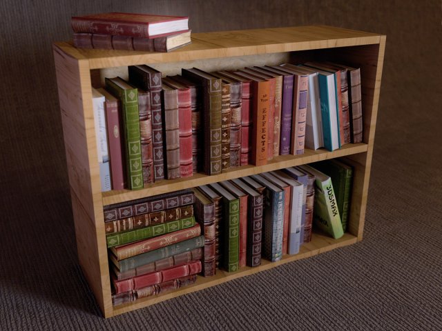 Book Shelf 3D Model