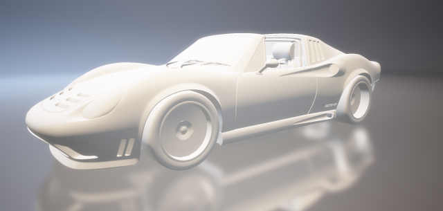 Veloce GTS-8 3D car 3D Model