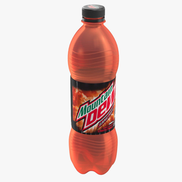 Mountain Dew Cherry Bottle 3D Model