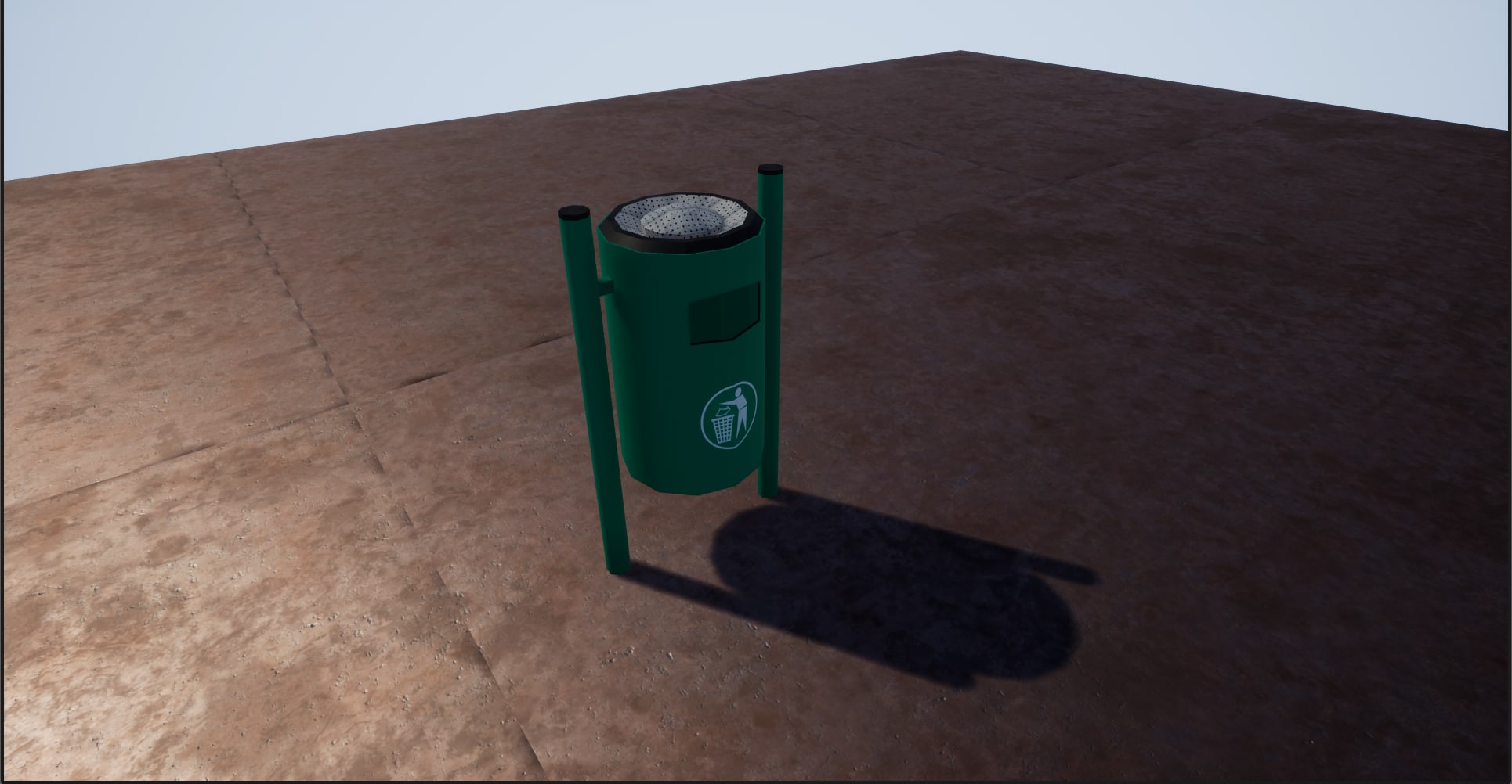 trash bin 3D model 3D Model