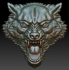 Wolf head 3D Model