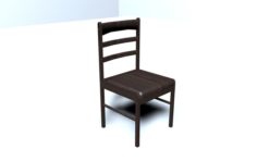 Dark-Stool Free 3D Model