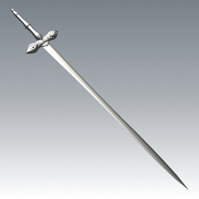 Medieval Sword 3D Model