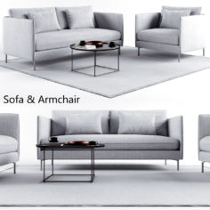 Sofa set 1 3D Model