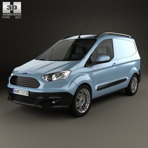 Ford Transit Courier 2015 3D Model