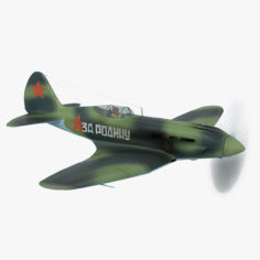 Soviet Fighter And Interceptor MIG-3 World War II – With Pilot 3D Model