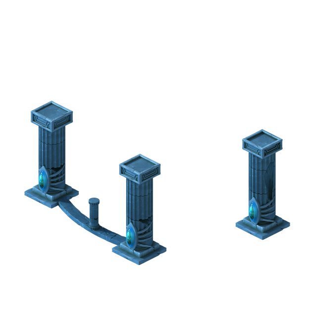 Endless sea – pillar 2 3D Model