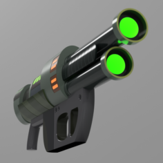 Rick & Morty’s Blaster | Rick’s Ray Gun | Laser Gun | Energy Gun 3D Print Model