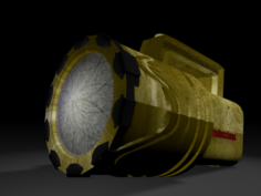 Builder Flashlight 3D Model