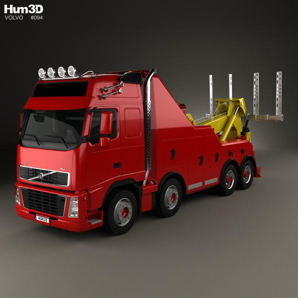 Volvo FH Tow Truck 2008 3D Model