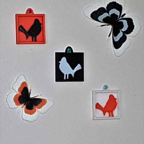butterflies 3D Print Model
