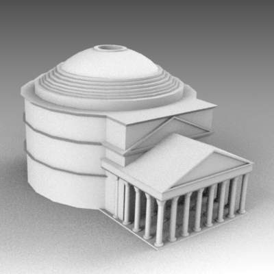 Pantheon 3D Model