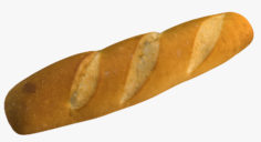 French Bread model 3D Model