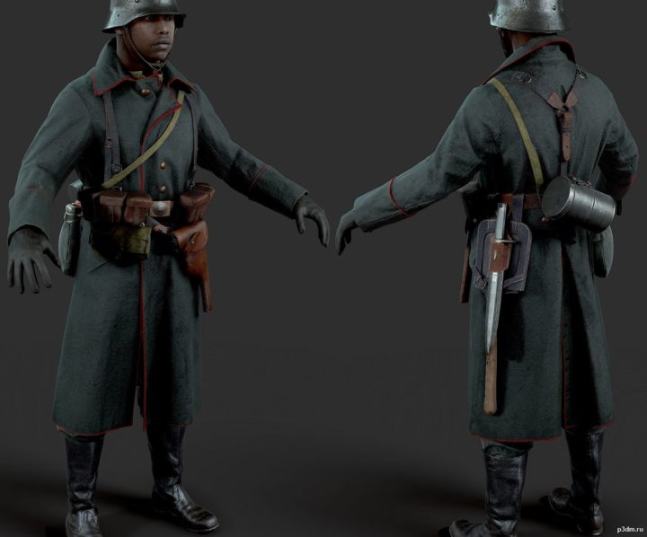 German Scout 3D Model