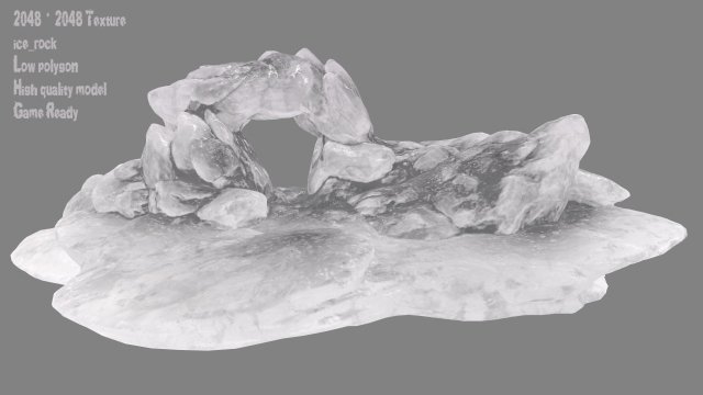 Ice cave 3 3D Model