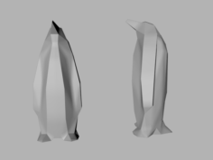 Poly Penguins 3D Model