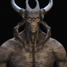 Demon Maya Rig 3D Model