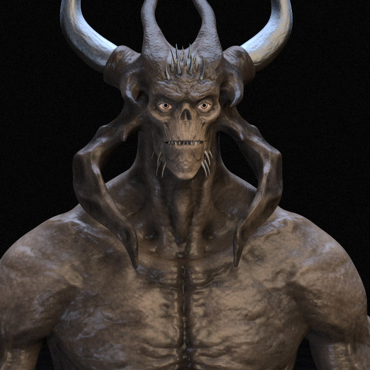 Demon Maya Rig 3D Model