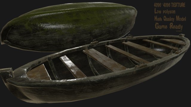 Boat 3D Model