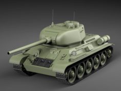 Tank T 34-85 3D Model