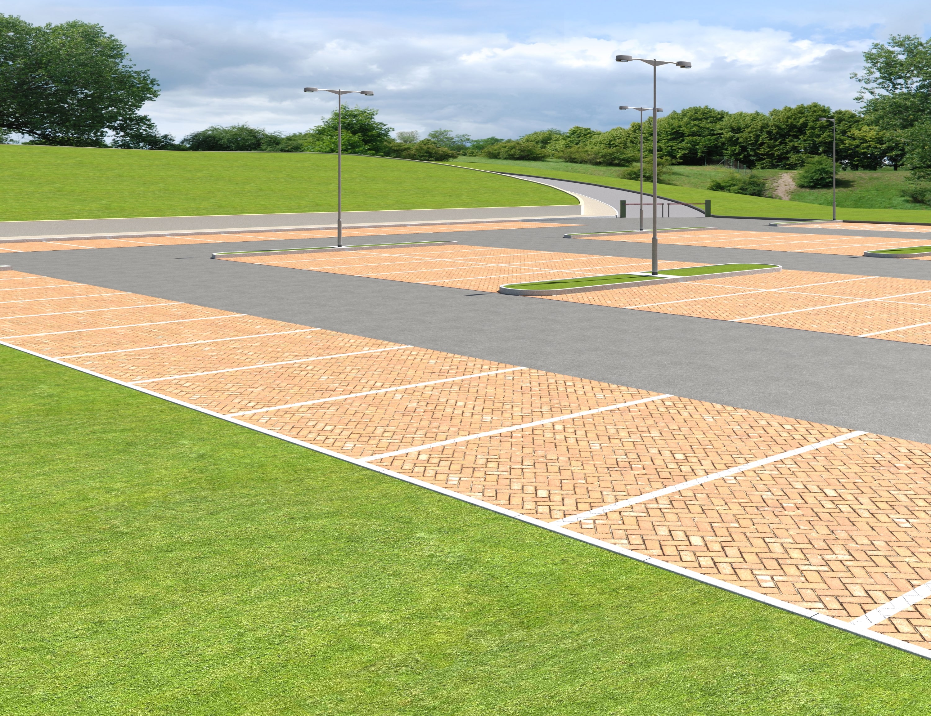 Car Park 3D Model