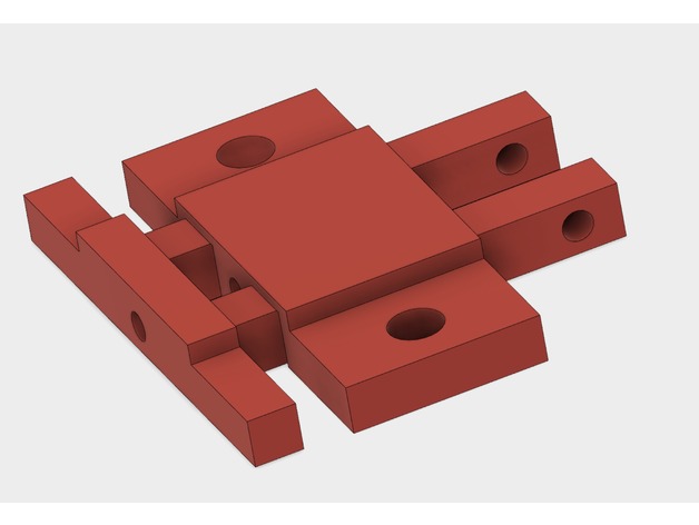 AM8 Lowered Y Tensioner Block 3D Print Model