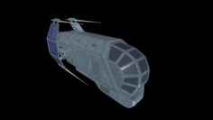 SpaceShip Patriot Type 2 3D Model