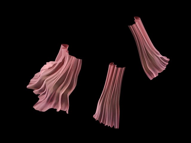 Curtain – yarn 3D Model