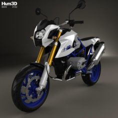 BMW HP2 Megamoto 2008 3D Model