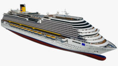 Cruise Ship Costa Diadema 3D Model