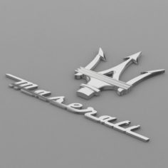 Maserati logo 3D Model
