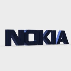 Nokia logo 3D Model