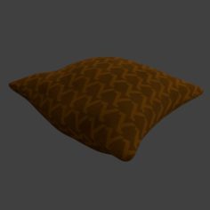 Pillow – Orange Lambda 3D Model