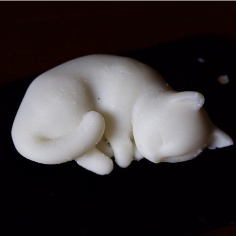 sleeping kitten 3D Print Model