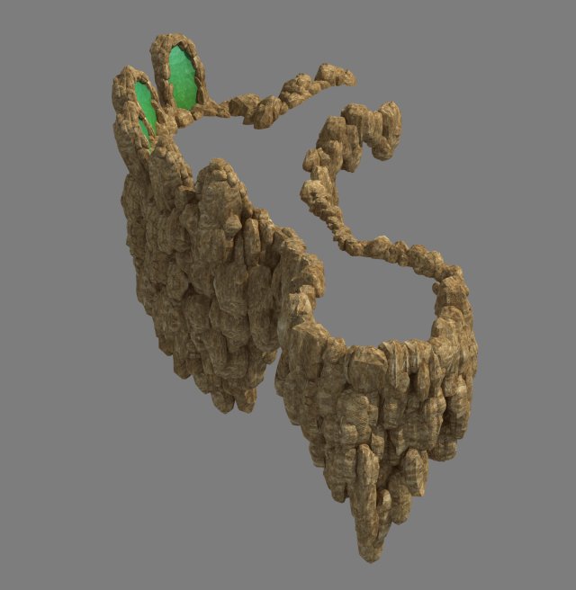 Fountain Hill Rock – Terrain 06 3D Model