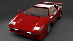 Lamborghini Countach LP 5000S 3D Model