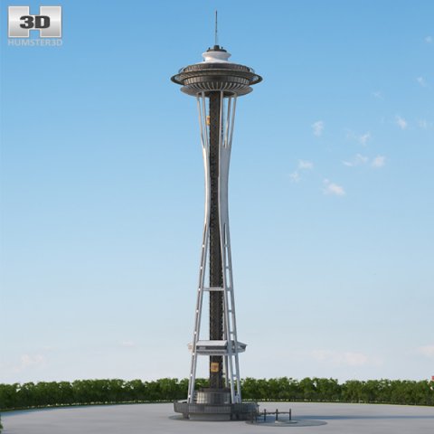 Space Needle 3D Model