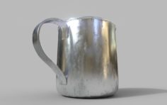 Aged Tin Cup 3D Model