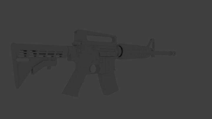 M4A1 3D Model