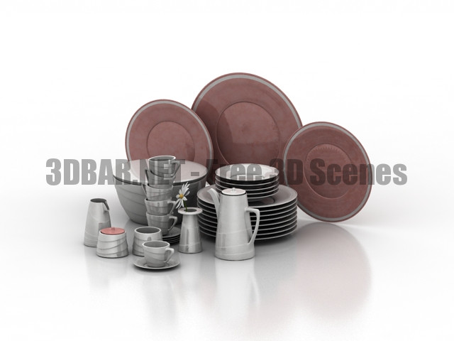 Tableware decor 3D Collection