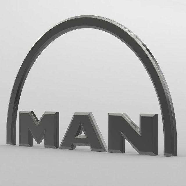 Man logo 3D Model