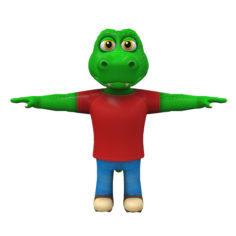 Alex Alligator 3D Model