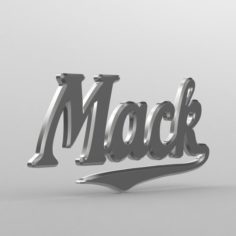 Mack logo 2 3D Model
