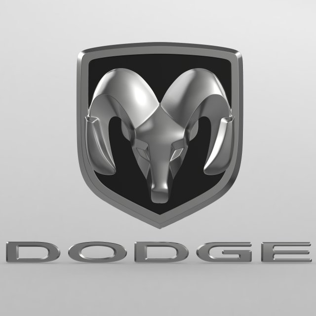 Dodge logo 2 3D Model